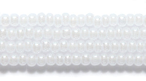 10SB612R: CZ Seed Bead Pearl White 10/0-1HK