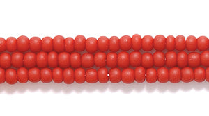 11SB148-MR: CZ Seed Bead Op Brick Red Mahogany Matte 11/0-1HK