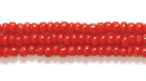 11SB146-CR: CZ Seed Bead True Cut Op DK Red 11/0-1HK