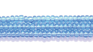 11SB272R: CZ Seed Bead Trans LT Sapphire 11/0-1HK