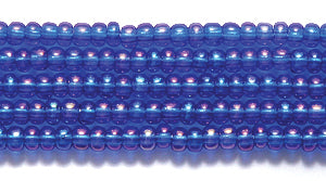 11SB568-TR: CZ Seed Bead Trans Capri Blue AB 11/0-1HK