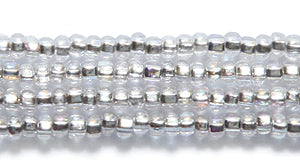 11SB412-ABR: CZ Seed Bead Silverlined Crystal AB 11/0-1HK