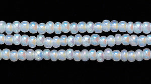 11SB612-ABR: CZ Seed Bead Pearl White AB 11/0-1HK