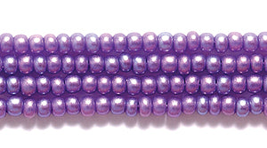 11SB897-ABR: CZ Seed Bead Metallic Tanzanite AB 11/0-1HK