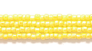 12SC322R: CZ Seed Bead 3-cut Luster LT Yellow 12/0-1HK