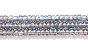 11SB505-TR: CZ Seed Bead Trans Grey AB 11/0-1HK