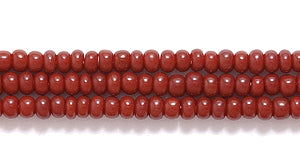 11SB154R: CZ Seed Bead Op MED Brown 11/0-1HK