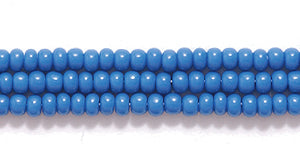 11SB168R: CZ Seed Bead Op Teal Blue 11/0-1HK