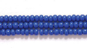 11SB174R: CZ Seed Bead Op MED Blue 11/0-1HK