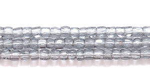 9SC205R: CZ Seed Bead 3-cut Trans Grey 9/0-1HK