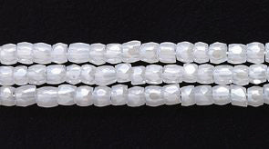 9SC612R: CZ Seed Bead 3-cut Pearl White 9/0-1HK