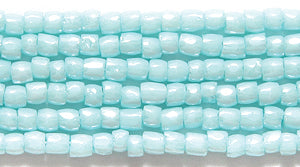 9SC6162R: CZ Seed Bead 3-cut Solgel Palest Turquoise 9/0-1HK