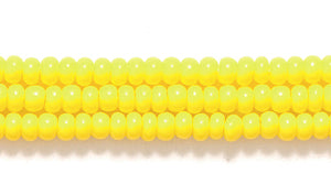 10SB122R: CZ Seed Bead Opaque LT Yellow 10/0-1HK