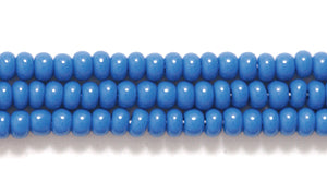 10SB168R: CZ Seed Bead Opaque Teal Blue 10/0-1HK