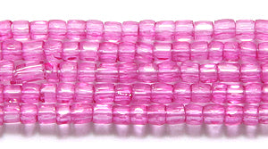 9SC6294R: CZ Seed Bead 3-cut Solgel Crystal Raspberry 9/0-1HK