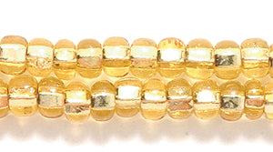 6SB452R: CZ Seed Bead SIL-Line LT Topaz 6/0-6STR