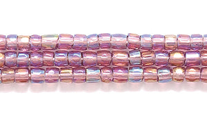 9SC598-TR: CZ Seed Bead 3-cut Amethyst AB 9/0-1HK