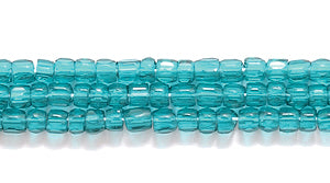 9SC287R: CZ Seed Bead 3-cut Trans Emerald 9/0-1HK