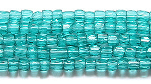 9SC285R: CZ Seed Bead 3-cut Trans Aquamarine 9/0-1HK