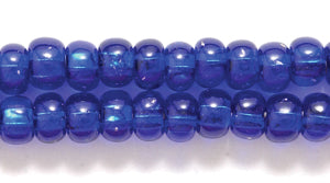 6SB478R: CZ Seed Bead SIL-Line Cobalt 6/0 6STR