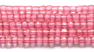 9SC6296R: CZ Seed Bead 3-cut Solgel Crystal Cranberry 9/0-1HK