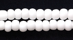 6SB112-MR: CZ Seed Bead Opaque White Matte 6/0-6STR