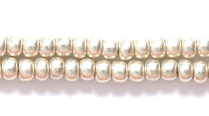 8SB812R: CZ Seed Bead Metallic Silver 8/0-1HK