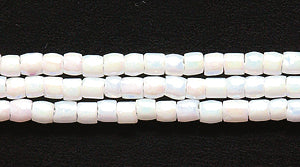 9SC512R: CZ Seed Bead 3-cut White AB 9/0-1HK