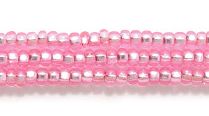 10SB492-DYR: CZ Seed Bead SIL-Line Dyed Pink 10/0-1HK