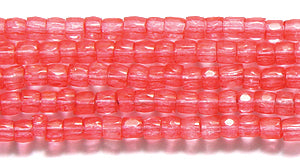 9SC6293R: CZ Seed Bead 3-cut Solgel Crystal Watermelon 9/0-1HK