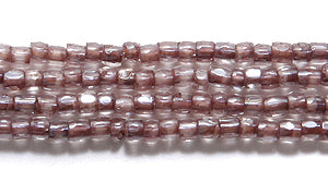 9SC752R: CZ Seed Bead 3-cut Colorlined Brown 9/0-1HK