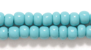 6SB185R: CZ Seed Bead Opaque Turquoise Green 6/0-6STR