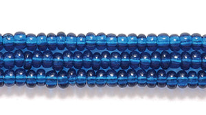 10SB269R: CZ Seed Bead Trans Montana Blue 10/0-1HK