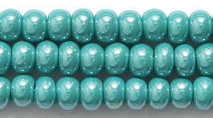 6SB385R: CZ Seed Bead Sfinx Turquoise Green 6/0-6STR