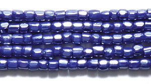 9SC376R: CZ Seed Bead 3-cut Luster DK Blue 9/0-1HK