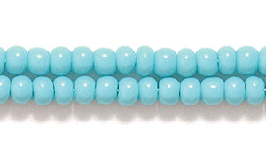 8SB185R: CZ Seed Bead Opaque Turquoise Green 8/0-1HK