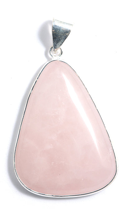 ST402-B: Rose Quartz Pendant 30x40mm