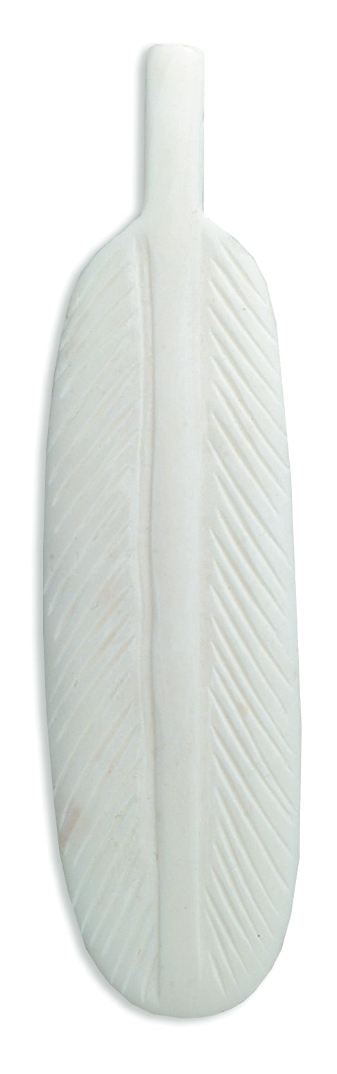 BN325: BN325 Bone Feather 34x120mm 1PC