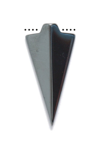 60ST403-AH: Hematite Arrowhead PNDNT Hole 30mm