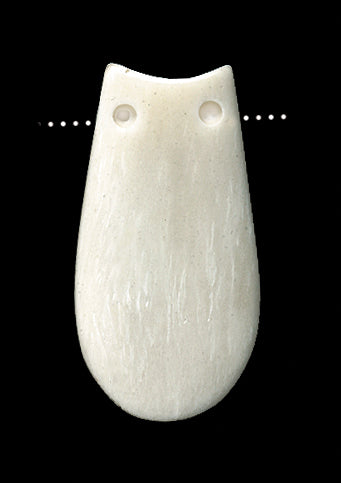 BN340: BN340 Bone Focal Elk Tooth Look 30mm 8PC