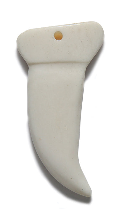 BN375-62: Bone Claw Shape WHT 25x51mm