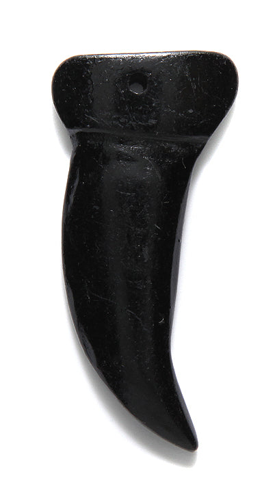 BN375-60: BN375-60 Bone Claw Shape Black 25x51mm 3PC