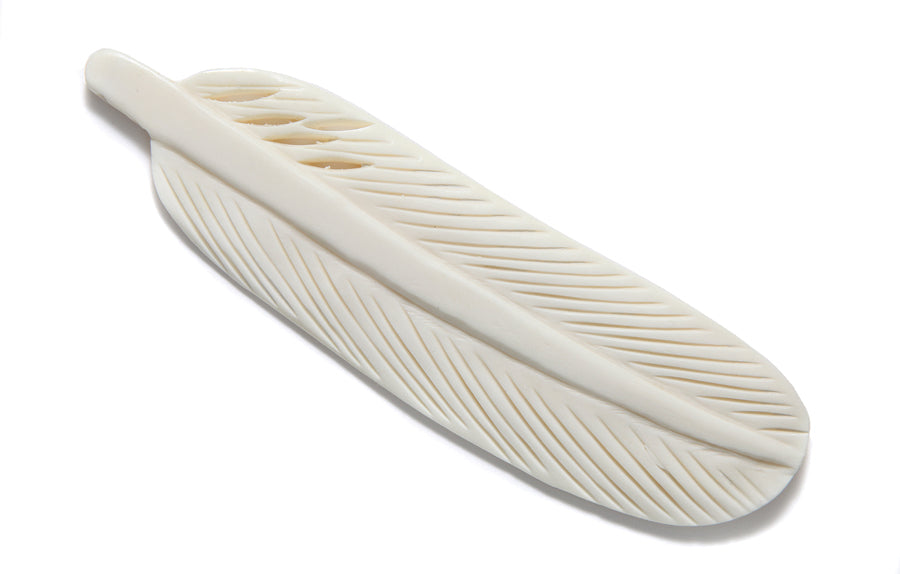 BN325-C: BN325-C Bone Feather 35x140mm 1PC