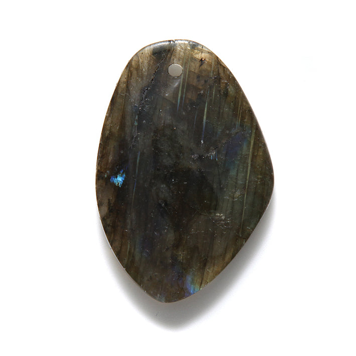 ST456-P: Freeform Labradorite Pendant 40-50mm 1 Each