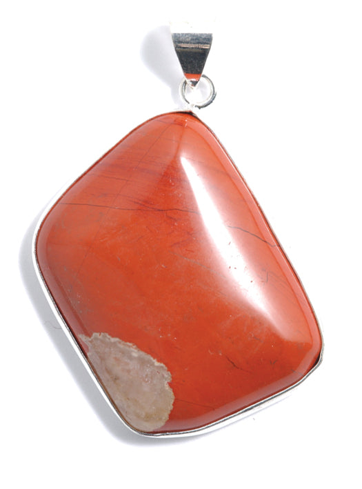 ST445-B: Red Jasper Pendant 30x40mm