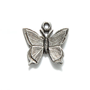 PW6396-S: Charm Butterfly 13mm Silver-1PC