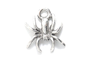 PW9864-S: Charm Spider Ant Pewter 12x14mm 1PC