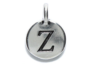 TC240-ZS: Charm Letter Z Ant SIL 11.5x16mm