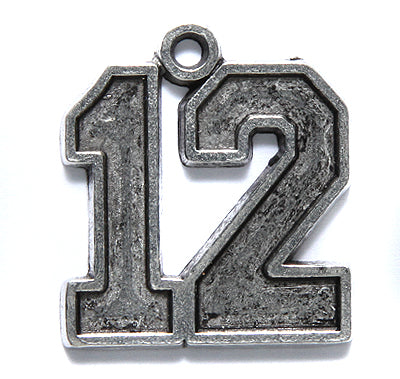 PW6475-S: Pendant Twelve 24mm Ant Pewter 1PC