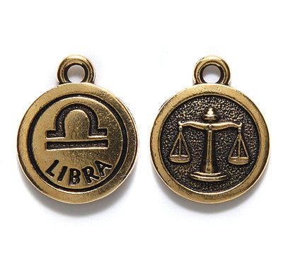 TC2476-AG: Charm Libra Ant GLD 15x18.5mm